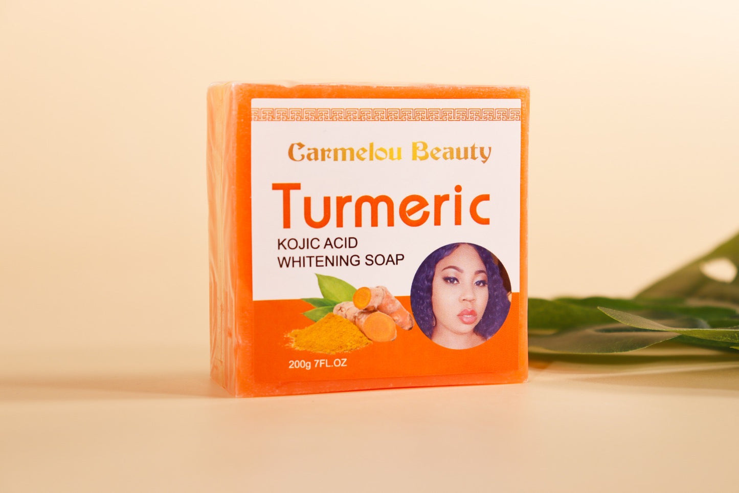 Tumeric soap Carmelou beauty