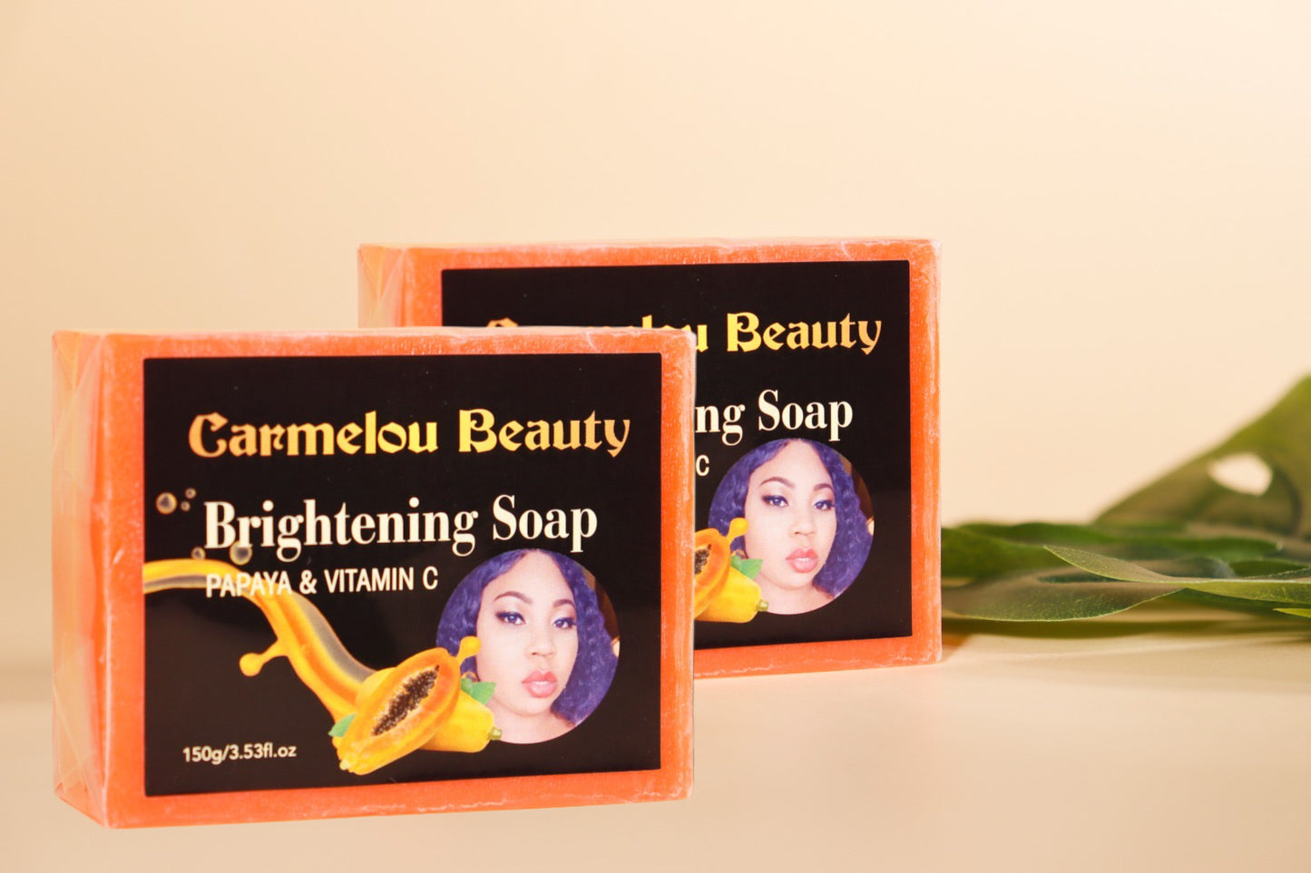 2 Papaya soap Carmelou beauty